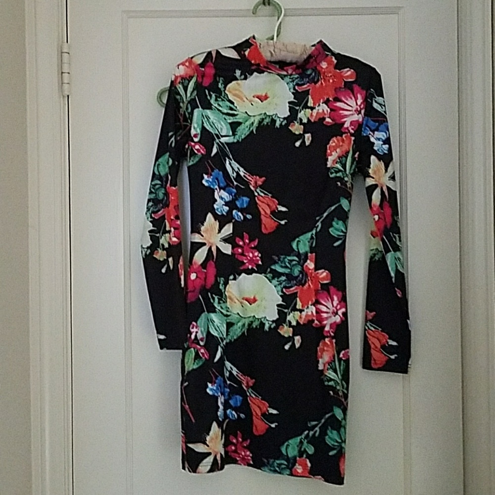 Tight floral dress